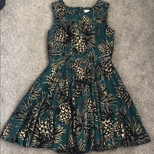 Teal Formal Pineapple dress